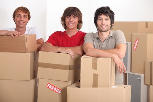 Packing and transporting household items for a Bow home relocation