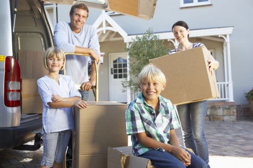 House removals service handling a flat move in Bow