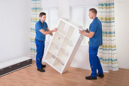 Loading items into a van for a local move in Bow