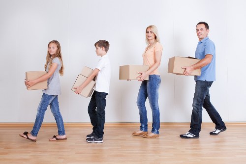 Careful packing and loading for a Bow flat move