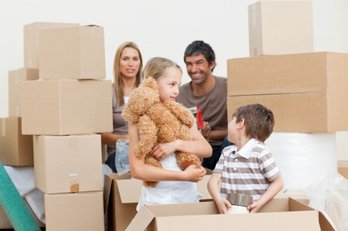 Moving day planning for a home move in Bow